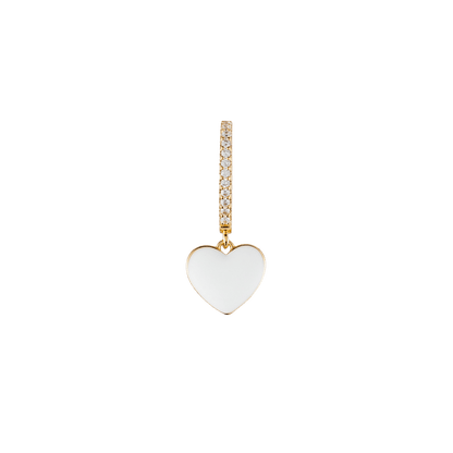 Heart Necklace Charm (6 Colours)